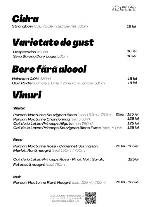 Meniu pagina 6 | Artelier Vama Veche 
